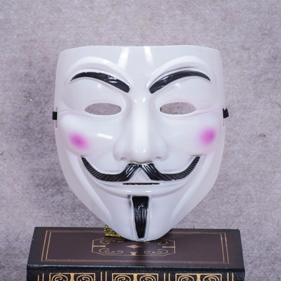 Mặt nạ hacker phiên bản màu trắng - KenhShop.Com
