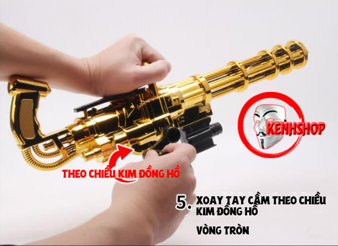 súng máy 6 nòng