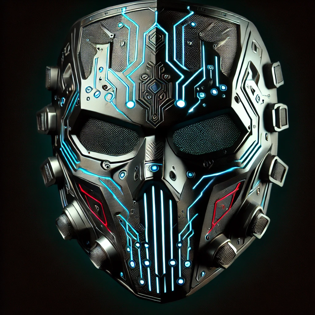 mặt nạ hacker đẹp Cyberpunk