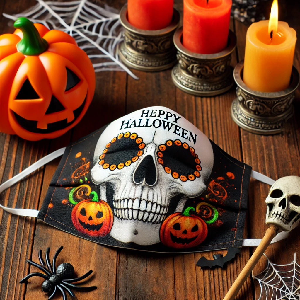 Mặt nạ Halloween với thiết kế ma quái