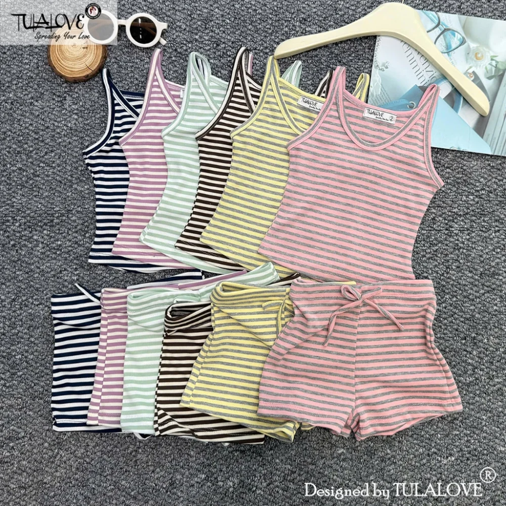 Đồ Bé Gái Áo 2 Dây Và Quần Đùi Nơ Dễ Thương Vải Zip Kẻ Thời Trang Trẻ Em Mặc Đi Chơi Đi Biển bộ đồ bé gái áo 2 dây - Đồ Bé Gái Áo 2 Dây Và Quần Đùi Nơ - đánh giá thực tế
