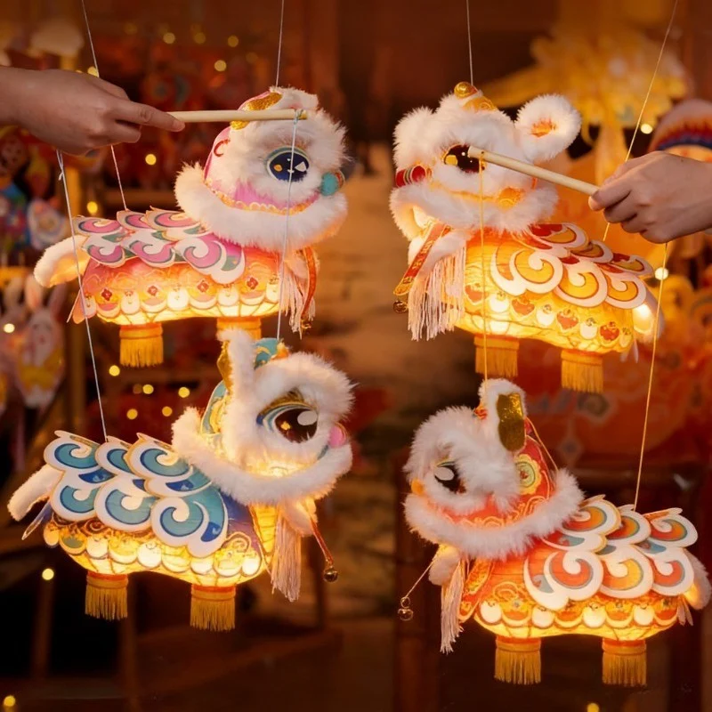 đèn lồng handmade 2026 - 2026 Năm Mới Của Ngựa Sư Tử Nhảy Đèn Lồng - đánh giá thực tế