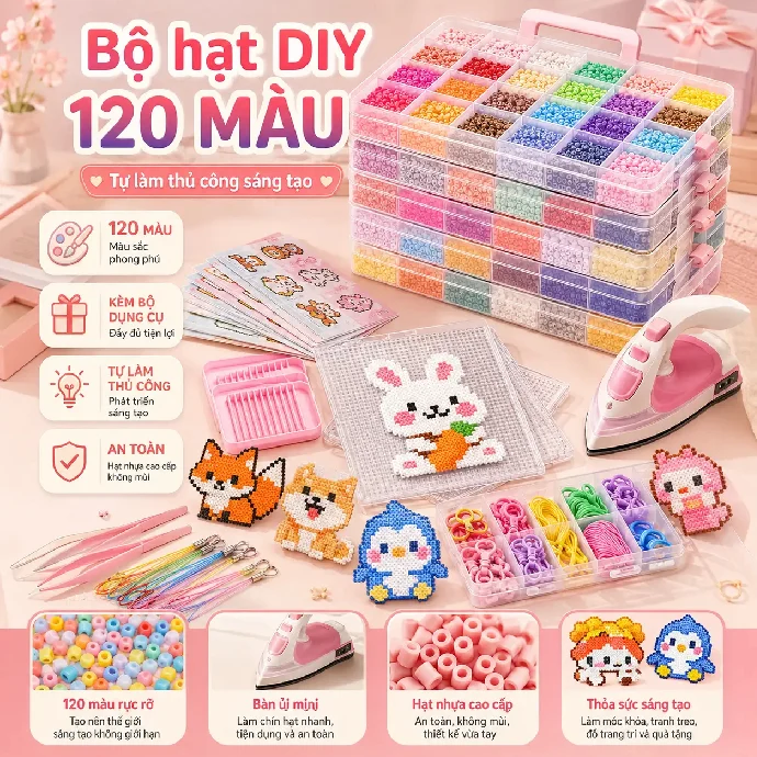 bộ hạt xếp DIY 2.6mm - đánh giá thực tế