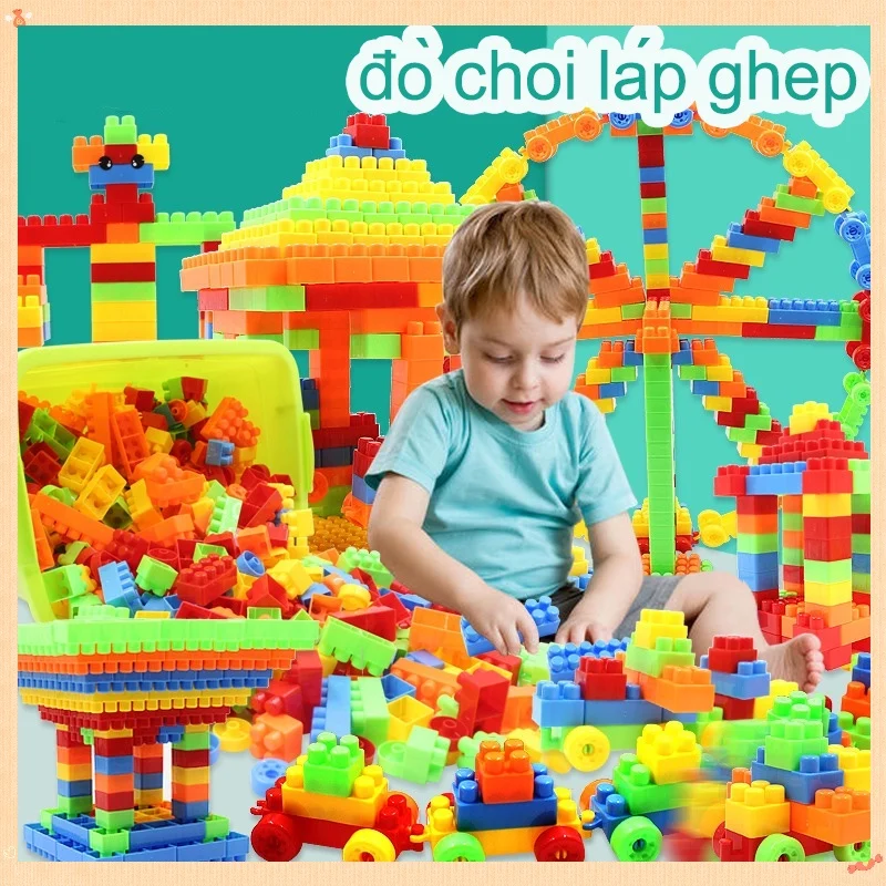 đồ chơi xếp hình 520 miếng - 【520 Miếng】Đồ Chơi Xếp Hình Phát Triển Trí Tuệ Cho - đánh giá thực tế